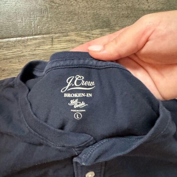 MENS J CREW LONGSLEEVE SIZE LARGE - Picture 2 of 2